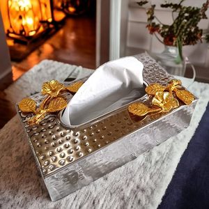 Admirable Design Porte-boîte à mouchoirs en métal Fancy Hotel Ware Boîte à mouchoirs Porte-serviettes pour la maison Table à manger Utilisation de cuisine à vendre - Product Image 5
