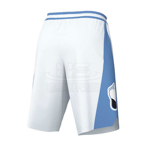 Pantalones cortos de baloncesto personalizados de nueva moda al por mayor, pantalones cortos de baloncesto de talla estadounidense con diseño de logotipo sublimado para hombre 2024 - Product Image 3