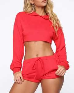 Spring Summer 2023 Luxury Women's Brown Two Piece Spandex/Polyester Skinny Fit Hip Hop Style Jacket and Above <b>Knee</b> Shorts Set - Product Image 2