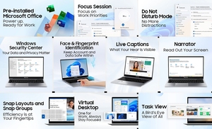 Blackview Acebook 8 <span class=keywords><strong>Notebook</strong></span> <span class=keywords><strong>15.6</strong></span> <span class=keywords><strong>Pollici</strong></span> FHD+ 12a Generazione Intel N97 Windows 11 Laptop 16GB DDR4 512GB NVME/SATA SSD Desktop - Product Image 4