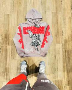 Sweat-shirts décontractés pour hommes en coton 100% couleur unie coupe classique écologique respirant vêtements de mode - Product Image 2