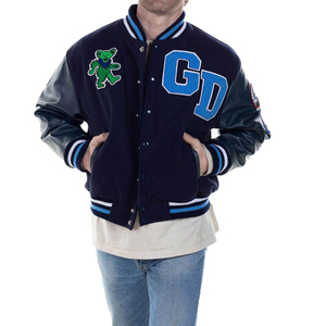 Chaquetas Universitarias de Felpa de Algodón Personalizables al por Mayor para Invierno, Chaquetas Varsity para Hombre - Product Image 4