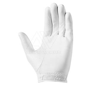 Gants de golf personnalisés de haute qualité pour hommes et femmes, en cuir véritable, paume souple, antidérapants, coupe-vent, fabriqués au Pakistan - Product Image 5