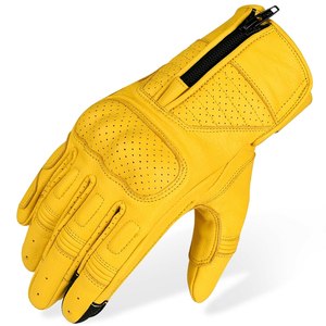 Leather Racing Motorbike <b>Gloves</b> with Full Finger <b>Touch</b> Screen Non-Slip & Wear-Resistant Design Custom Logo OEM - Product Image 5