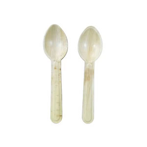 Cuillères biodégradables écologiques de haute qualité Cuillère à couverts jetables en feuille de palmier - Product Image 5