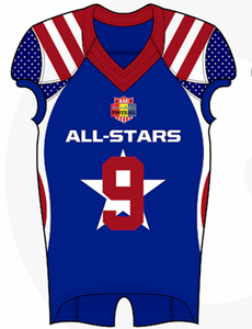 Nouveaux maillots de football américain unisexes en maille respirante à manches courtes en polyester 100% pour l'été, taille plus - Product Image 5