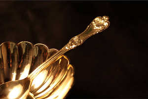 Taza Decorativa de Latón Puro para Helado, para Fiestas de Cumpleaños, con Logotipo Personalizado, Utensilios de Cocina para el Hogar, Hotel, Restaurante, Material Metálico - Product Image 3