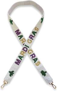 Haute qualité MardiGrass perlé sac à main sangle crochets détachables sororité Gameday sac sangle personnalisé broderie artisanat couture - Product Image 6