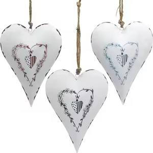 Handmade Modern Hanging Heart Shaped Metal Eco-Friendly Durable <b>for</b> Home Decor <b>Christmas</b> Anniversary and Festival Decoration - Product Image 3