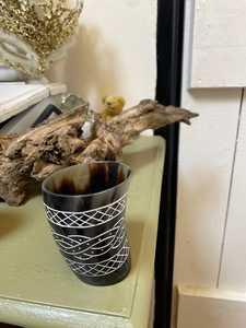 FAIZA CRAFT Lámpara de Sal de Cristal con Cuerno de Búfalo/Buey Natural Pulido - Fabricante y Exportador de Uttar Pradesh - Product Image 3