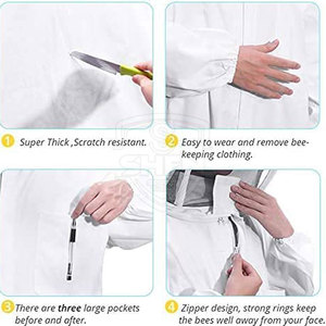 Trajes de Apicultura Duraderos Hechos de Poliéster a Precio Razonable, Trajes de Apicultura Ligeros a Precio Bajo al por Mayor Hechos en Pakistán - Product Image 4
