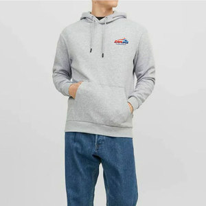 เสื้อฮู้ดดี้คุณภาพสูงสำหรับผู้ชาย ผลิตจากผ้าฝ้าย 100% ระบายอากาศได้ดี รับสกรีนโลโก้ตามสั่ง สไตล์ลำลองสำหรับฤดูหนาว - Product Image 2