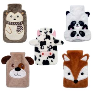 Bouillotte en caoutchouc avec motifs d'animaux variés (Dintex 03221) - Product Image 1