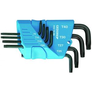 Juego de Llaves Allen Torx Gedore de 8 Piezas en Estuche, Colección de Llaves Hexagonales - Product Image 1