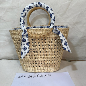 Women's style all-in-one simple single shoulder <b>straw</b> braided new <b>large</b> capacity braided <b>bag</b> seaside holiday <b>beach</b> <b>bag</b> - Product Image 4