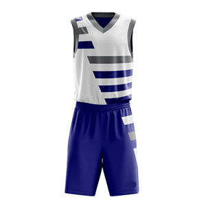 เสื้อบาสเก็ตบอลใส่ได้ทั้งสองเพศเสื้อกีฬาโพลีเอสเตอร์พิมพ์ระบายอากาศได้ดีได้รับการรับรอง - Product Image 1