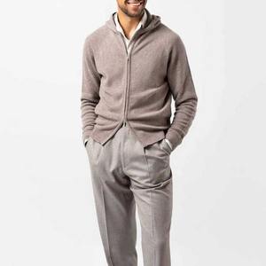 Heavy Thick Soft 2 Ply Cachemira Zip up Hoodies Venta al por mayor - Product Image 3