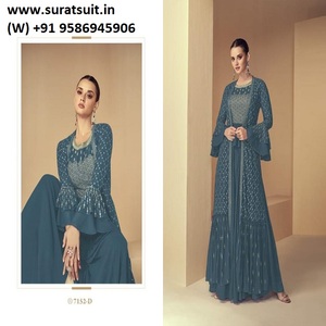 ชุดสูทสไตล์ Anarkali Shrug, - Product Image 5