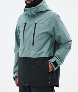 Combinaison de ski personnalisée, imperméable, respirante, veste verte et noire, isolée, vêtements de snowboard d'hiver, sports de plein air, combinaison de ski - Product Image 3