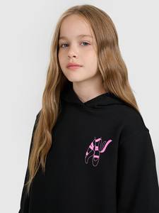 Venta al por mayor personalizado chica pulóver chándales con capucha de calidad superior transpirable ropa casual pulóver chándales para niñas - Product Image 3