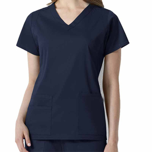 Uniformes Médicos Transpirables al por Mayor con Logotipo Personalizado, Conjuntos de Uniformes Médicos de Algodón y Poliéster Elásticos para Enfermeras y Hospitales, Tops para Unisex por HI - Product Image 4