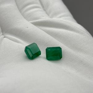 Piedra Preciosa de Alta Calidad, Esmeralda Zambiana de 8 Quilates, Facetada en Octágono, Gema Natural Suelta al por Mayor para Fabricantes de Joyería - Product Image 5