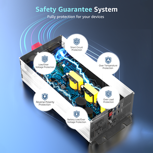 Extérieur utilisant 8000W 16000W Dc à Ac Onduleur à onde sinusoïdale pure Onduleurs de <span class=keywords><strong>voiture</strong></span> pour véhicules - Product Image 6