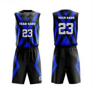 Ensemble de maillots de basket-ball en maille respirante avec logo personnalisé nouveau design entraînement de basket-ball toutes tailles impression par sublimation 100% polyester - Product Image 1