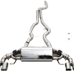 Sistema de escape Catback con válvula de acero inoxidable/titanio 304 personalizable de fábrica Compatible con BMW M235i/M240i G42 3,0 T B58 - Product Image 1