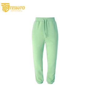 Pantalones de Mujer para Invierno, con Encaje y Cuentas, Transpirables, Ecológicos, con Cierre de Cordón, Cintura Media, Frente Plano, Largo Completo, de Poliéster y Algodón - Product Image 3
