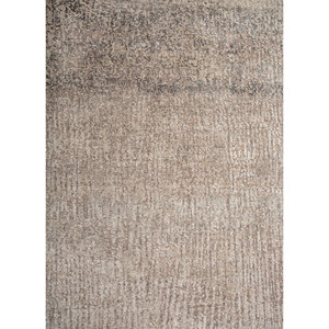 Alfombra Entropy Ivory de Lana y Seda Anudada a Mano, Color Sólido AKWS-13046 para Uso Doméstico - Product Image 3