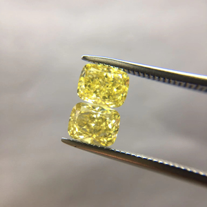เบาะตัดยาว0.52กะรัตมีสีเหลืองเข้มมีความคมชัด VS1เพชรทรงหลวมจากธรรมชาติที่ผ่านการรับรอง Gia จากอินเดีย - Product Image 1