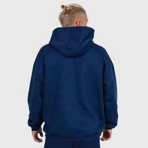 Sweat à capuche pour homme en molleton 100% coton de haute qualité, grammage lourd, logo imprimé personnalisé, plusieurs couleurs, épaules tombantes, sweat à capuche d'hiver - Product Image 5
