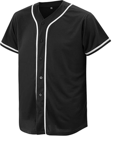 Maillot de baseball pour hommes Chemises décontractées à boutons Manches courtes Uniforme de sport d'équipe actif - Product Image 5