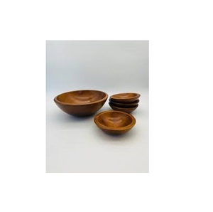 Wooden <b>Bowl</b> and Tabletop Decorate Handmade Use Wooden <b>Soup</b> <b>Bowl</b> for Customized Size and Sale - Product Image 4