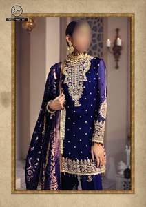 El Mejor Traje Salwar Kameez de Gasa Personalizado para Mujer, Personalización Completa, Vestido de Fiesta Elegante por Fabricante y Proveedor - Product Image 2