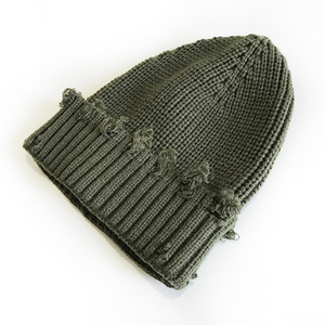 Venta al por mayor 2025 Venta caliente Precio barato Nuevo estilo Gorro de ganchillo desgastado Gorro de invierno Gorro de punto - Product Image 4