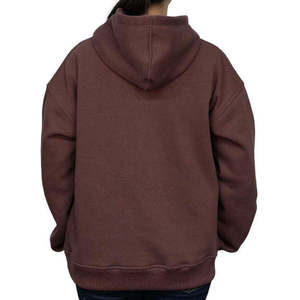 Sweats à capuche pour femmes à quantité minimale de commande bas Sweats à capuche pour femmes de couleur unie respirante de haute qualité à vendre - Product Image 3