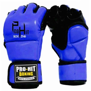 Gants de combat en cuir de qualité professionnelle Nouveaux gants MMA demi-doigt de haute qualité pour hommes - Product Image 5