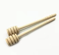 Bâton de miel en bois de haute qualité cuillères à miel agitateur louche à miel en bois