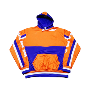 เสื้อฮู้ดผ้าโพลีเอสเตอร์สำหรับผู้ชายเสื้อมีฮู้ดเสื้อสวมหัวพิมพ์ซับลิเมชันออกแบบได้ตามต้องการ - Product Image 1