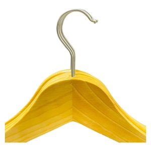 Perchas de Madera de Pino Personalizadas al por Mayor para Bebés y Niños con Diseño Antideslizante, Perchas Ecológicas para Ropa Infantil - Product Image 6