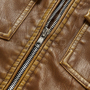 Custom Logo Leather Men <b>Vest</b> Jacket Good Quality Lightweight Oversized Leather <b>Vest</b> Men Jacket - Product Image 4