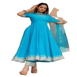 Новое дизайнерское платье Anarkali, индийское пакистанское сальвар камиз, свадебная одежда