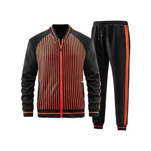 Nouveaux vêtements de sport en gros concevez votre propre survêtement de sport unisexe survêtements ensemble de sport léger séchage rapide polyester/coton - Product Image 6