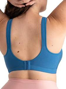 Soutiens-gorge pour femmes - Sans armatures, sans fil, push-up, bralettes grandes tailles, écologiques, respirants, en élasthanne/polyester, logo sur le devant - Product Image 2