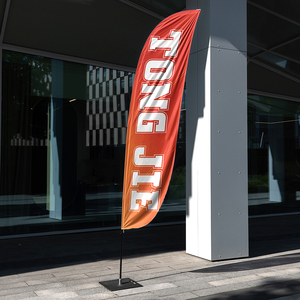 Shanghai Promotional Advertising <strong>Custom</strong> Print Flagpole Pride Feather Flag Flying Beach Flag <strong>Banner</strong> <strong>Teardrop</strong> Flags Beachflags - Product Image 4