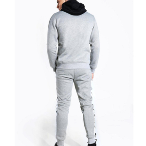 Conjunto Deportivo de Alta Calidad para Hombre, Pantalones y Sudadera de Algodón Suave, 2 Piezas, Traje Deportivo para Correr - Product Image 2