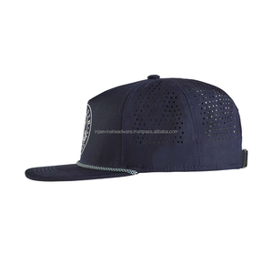 OEM Custom INJAE VINA Embroidery Snapback Hat 6 Panel <b>Flat</b> Brim Adjustable Baseball <b>Cap</b> for Streetwear Casual Sports - Product Image 3