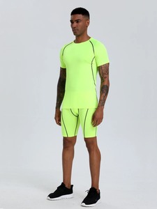 Personalizar elegante verano Jogging Wear hombres 2025 Premium 3D impreso Rash Guard nueva camisa transpirable ajustada - Product Image 2